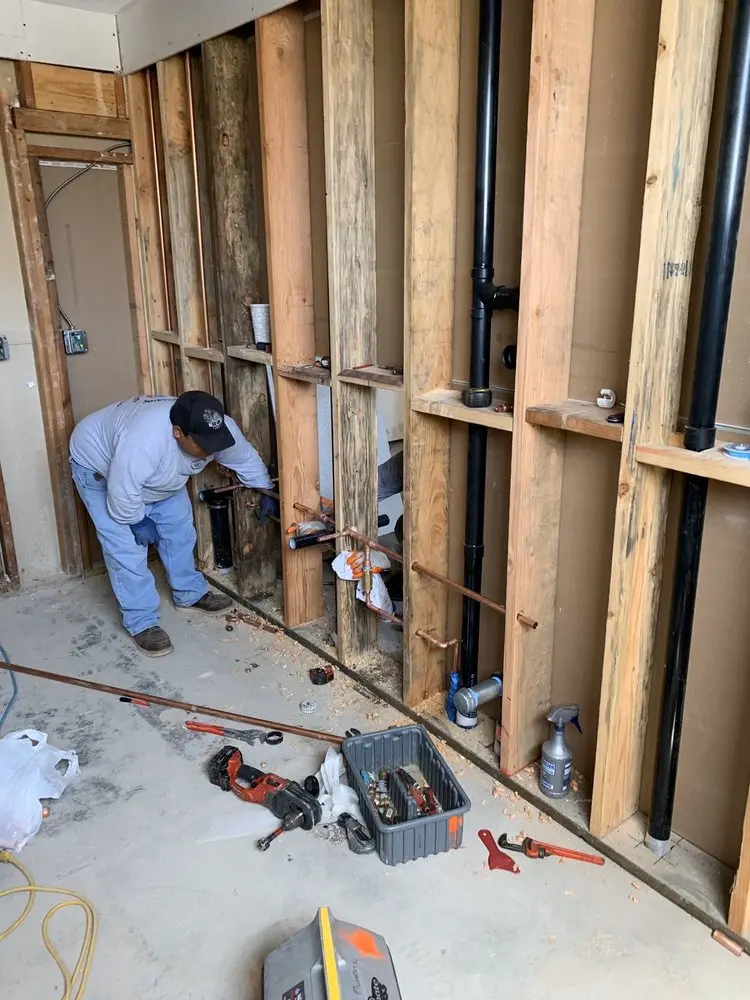 Commercial rough-in plumbing for Water Heater Replacement in Monmouth Beach